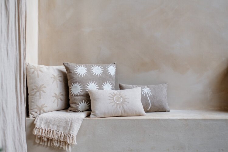 Home society Home Society | Kussen Holiday Sun beige