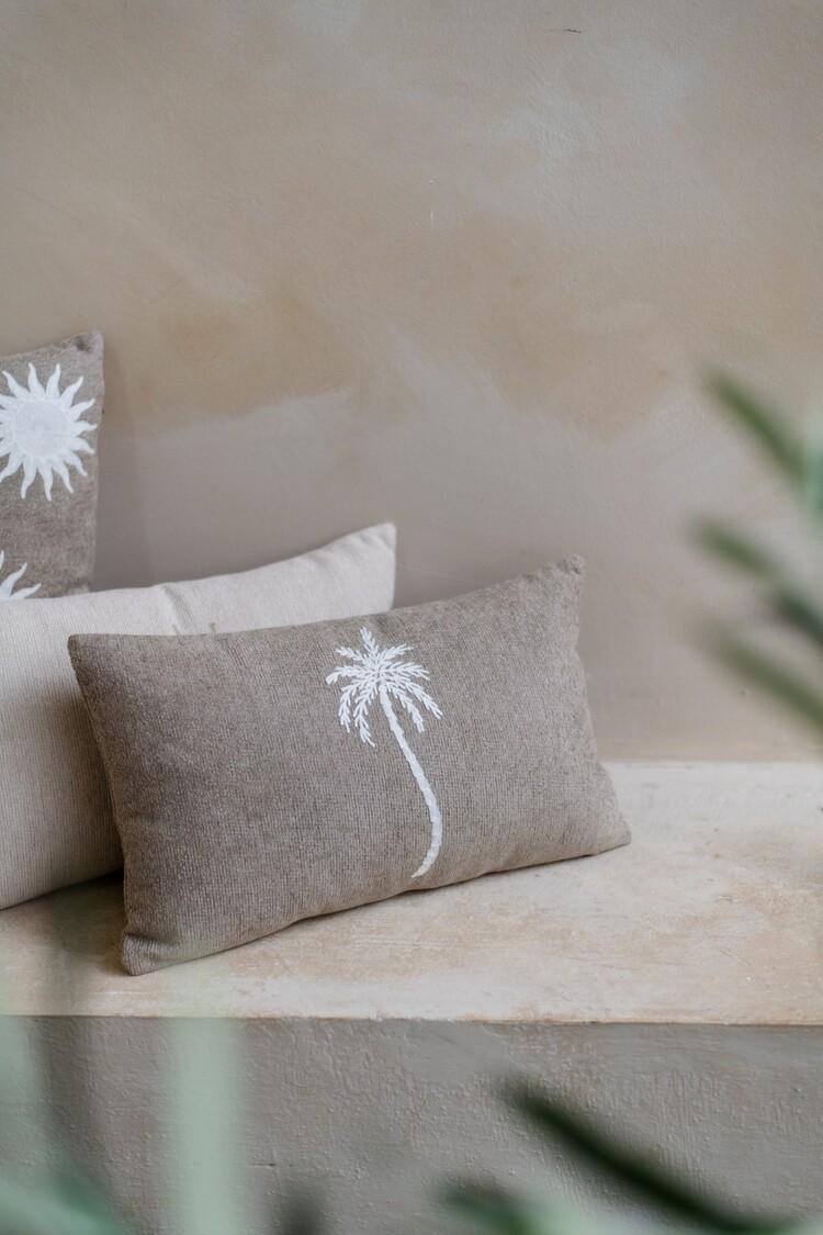 Home society Home Society | Kussen Holiday Palm taupe