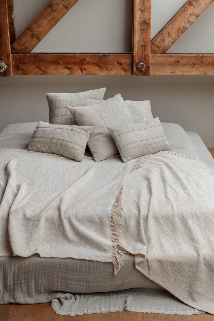 Home society Home Society | Kussen Mira Patch beige