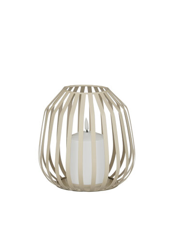 Selected by Selected By | Windlicht met ledkaars 17cm