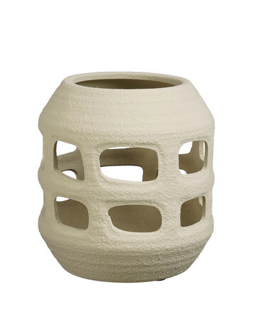 Selected by Selected By | Windlicht beige 23cm