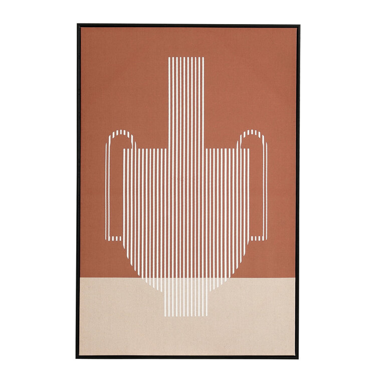 Selected by Selected By | Schilderij Vaas terra 90x60cm