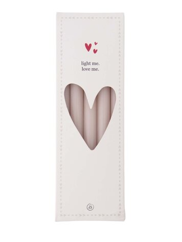 Zusss Zusss | Doosje met 10 smalle kaarsjes zand