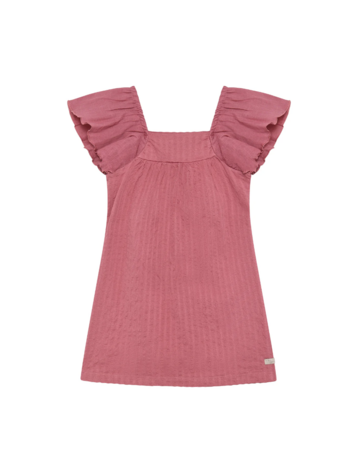 Daily7 Daily7 | Jurk wide sleeve heather rose