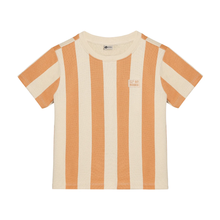 Daily7 Daily7 | T-shirt Big stripe sandstone