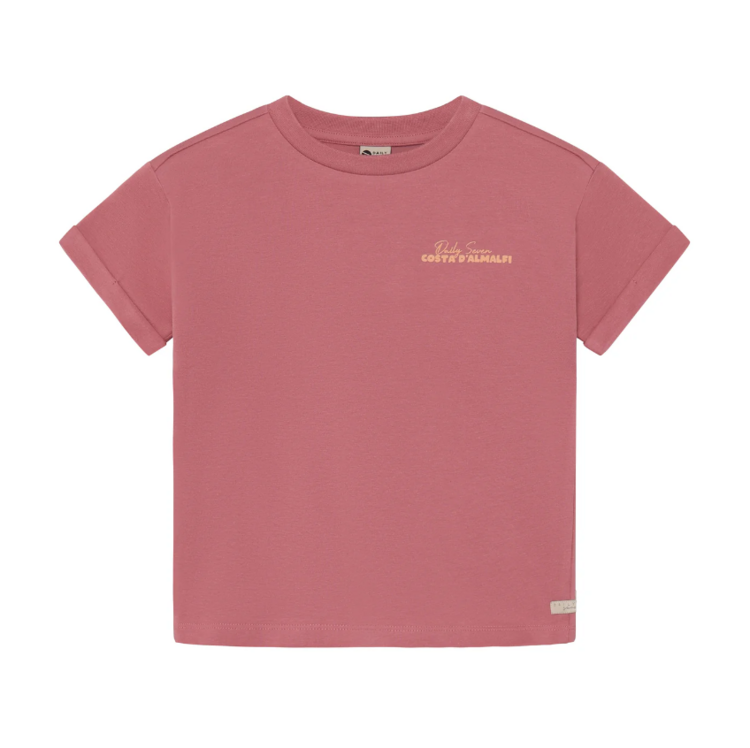 Daily7 Daily7 | T-shirt backprint heather rose