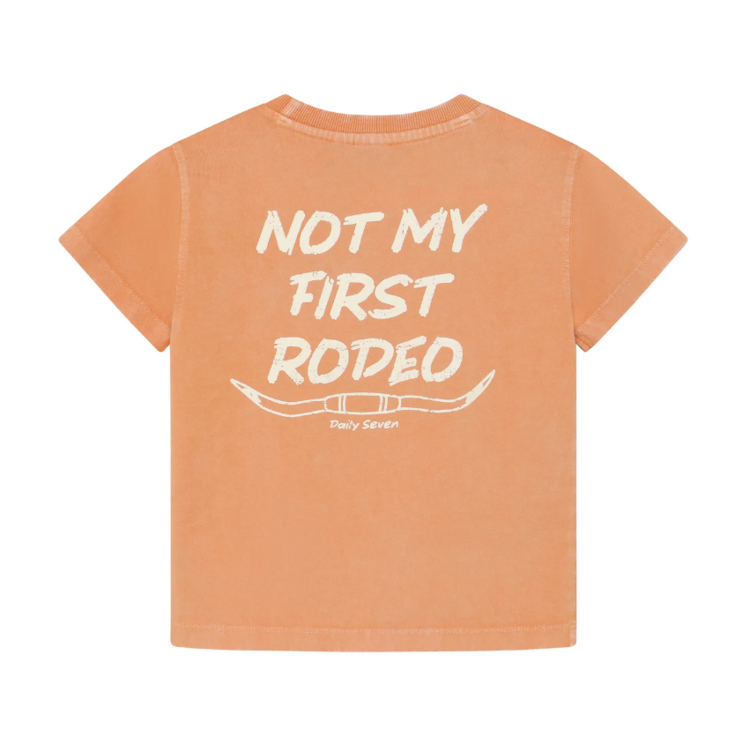 Daily7 Daily7 | T-shirt backprint sandstone