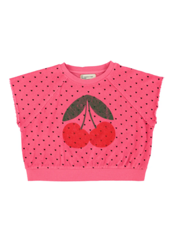 Piupiuchick Piupiuchick | Top Cherry print pink