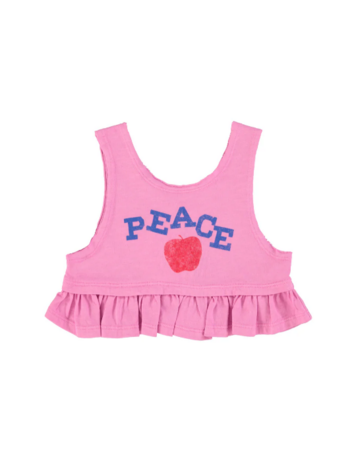 Piupiuchick Piupiuchick | Top Peace print pink