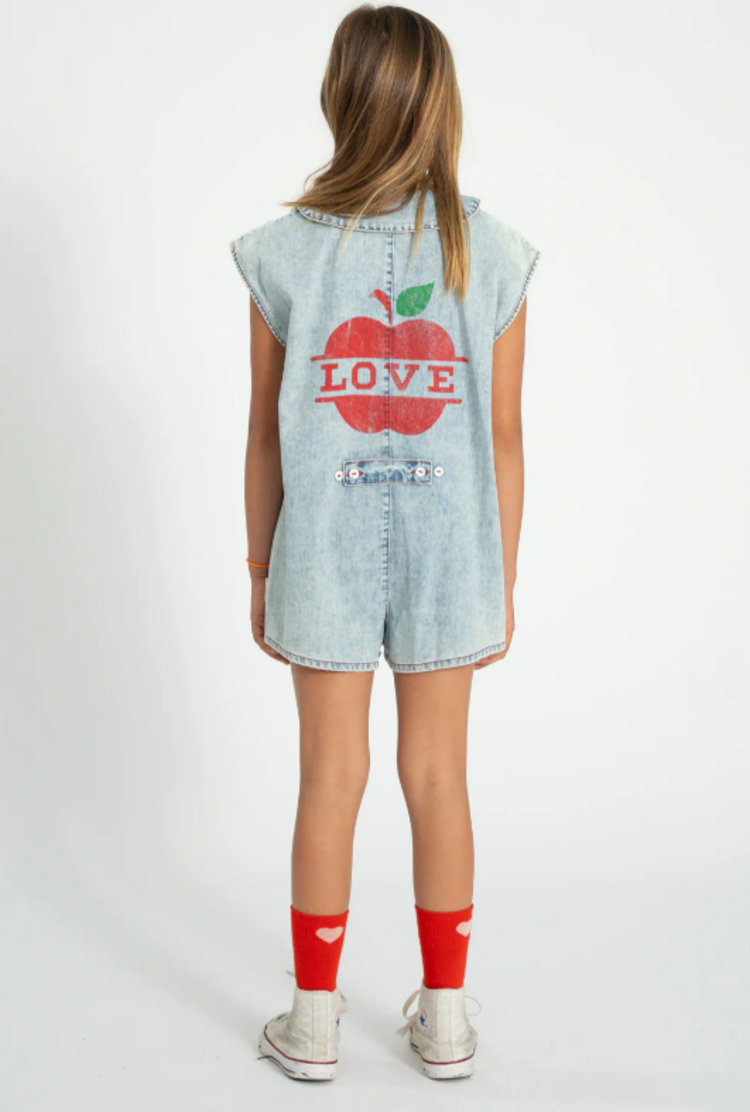 Piupiuchick Piupiuchick | Jumpsuit Apple blue light denim