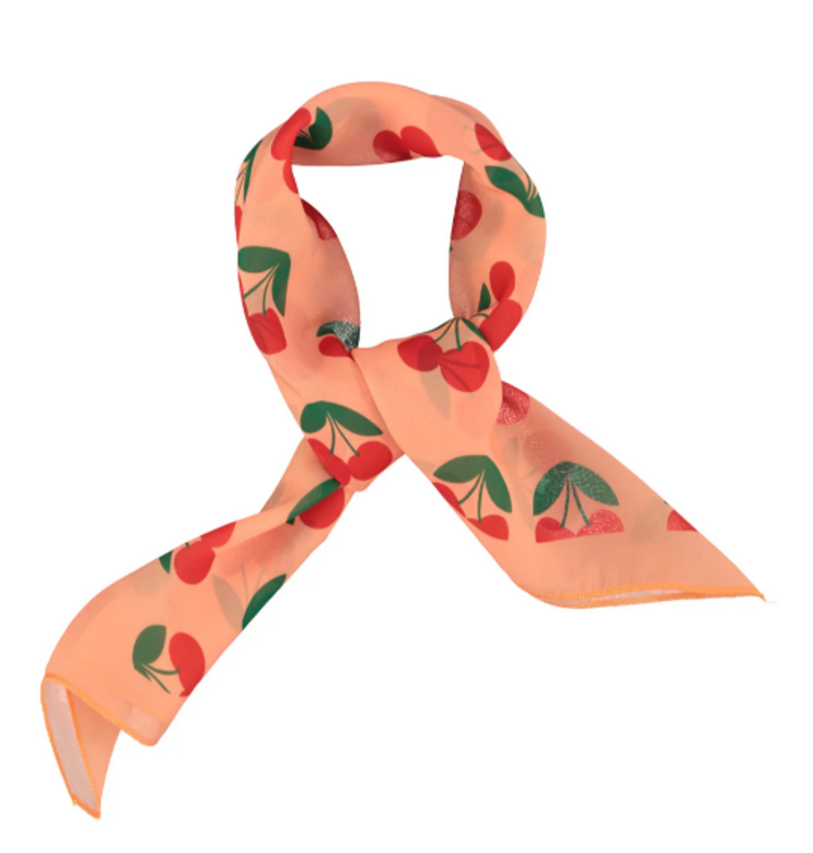 Piupiuchick Piupiuchick | Bandana Silky Cherries coral