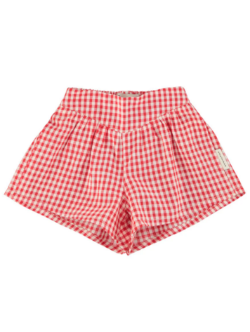 Piupiuchick Piupiuchick | Short Checkered red ecru