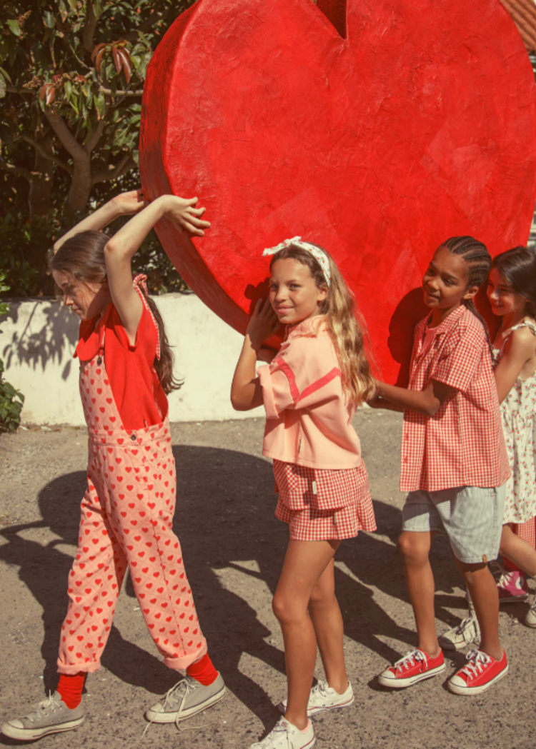 Piupiuchick Piupiuchick | Short Checkered red ecru