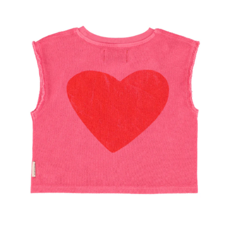 Piupiuchick Piupiuchick | Top Amour print pink