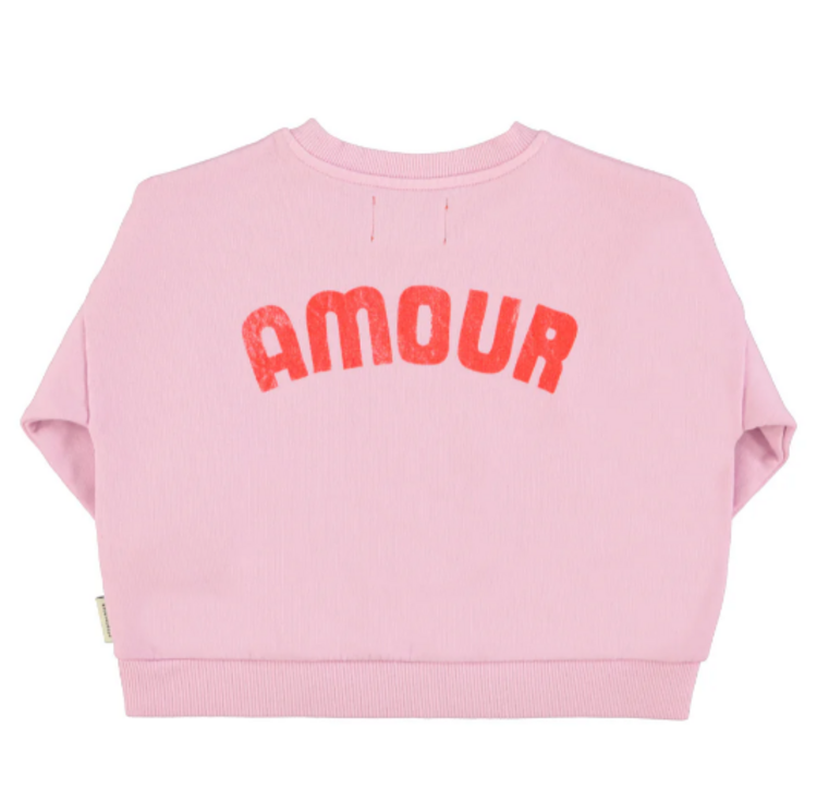 Piupiuchick Piupiuchick | Sweatshirt red hearts lilac