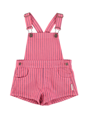 Piupiuchick Piupiuchick | Tuinbroek indigo stripes pink