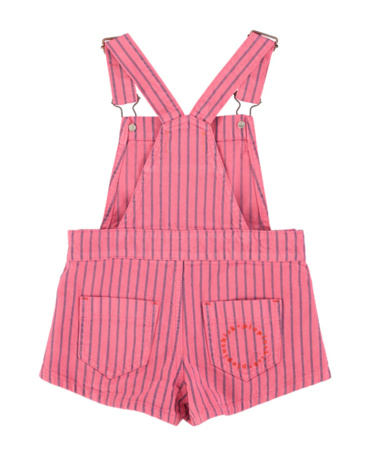 Piupiuchick Piupiuchick | Tuinbroek indigo stripes pink