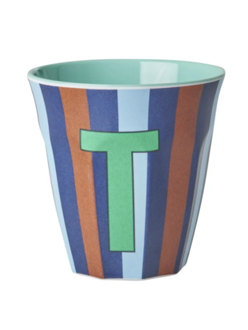 rice Rice | Mok melamine T blauw stripes