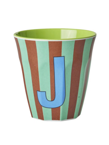 Rice Rice | Mok melamine J mint stripes