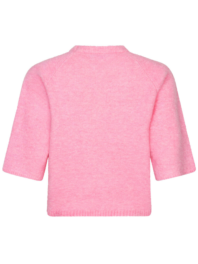 Ydence Ydence | Knitted sweater Bunny coral pink