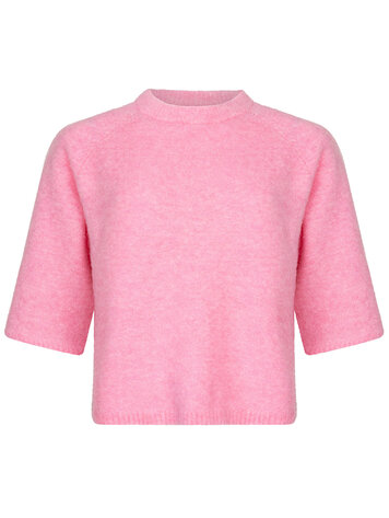 Ydence Ydence | Knitted sweater Bunny coral pink