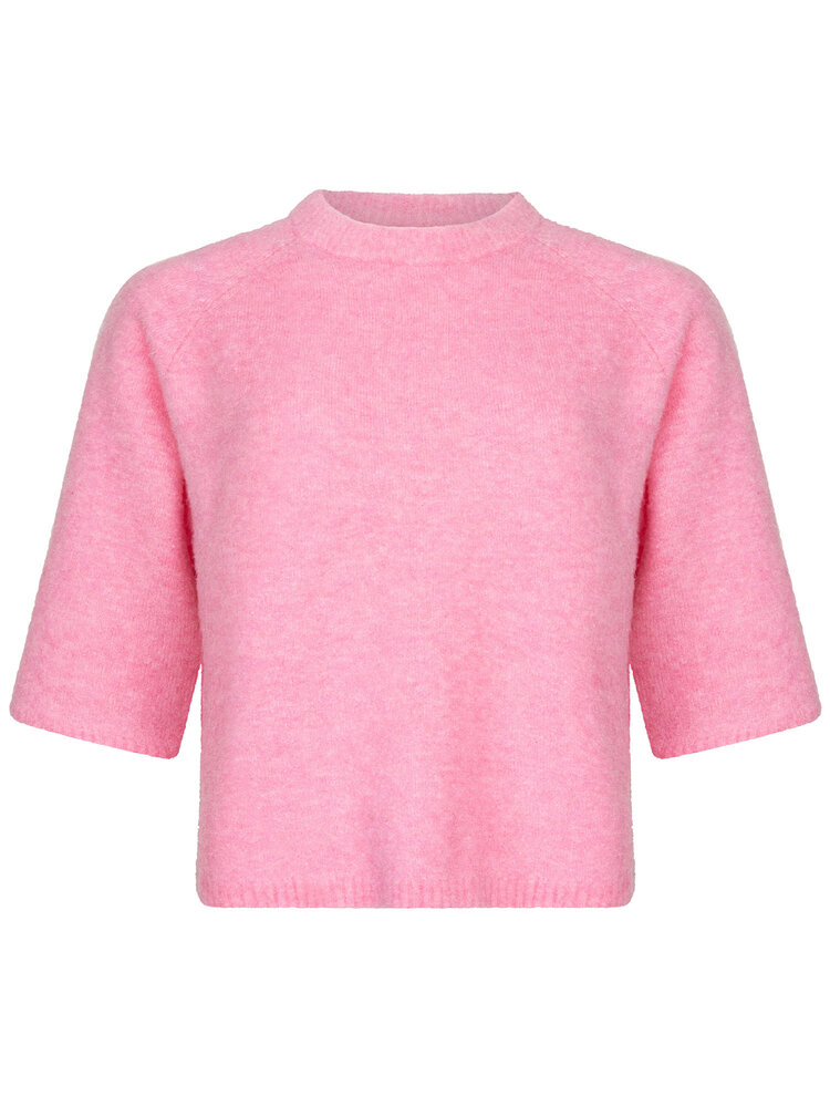 Ydence Ydence | Knitted sweater Bunny coral pink