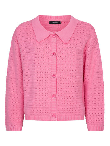 Ydence Ydence | Knitted top Clara coral pink