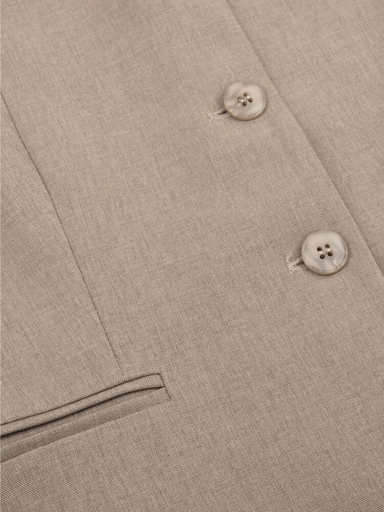 Ydence Ydence | Gilet Mellie stone grey