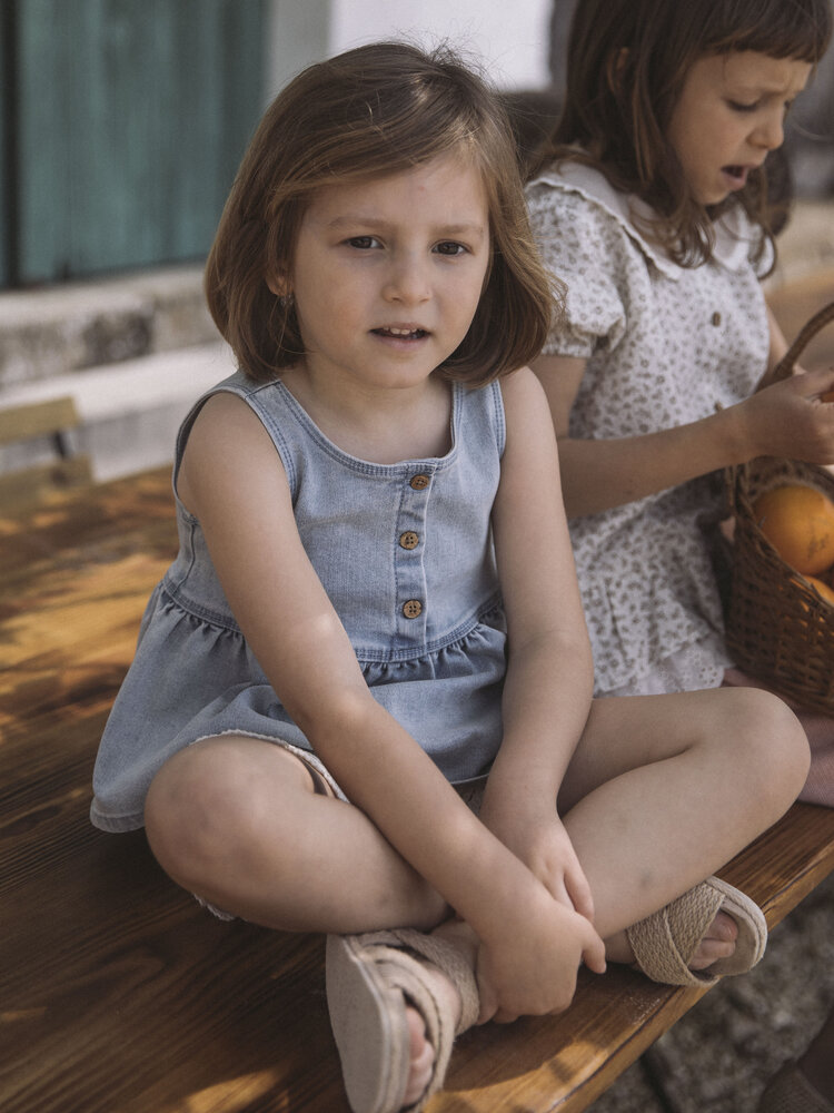 Lil Atelier Lil Atelier | Top Frances light blue denim