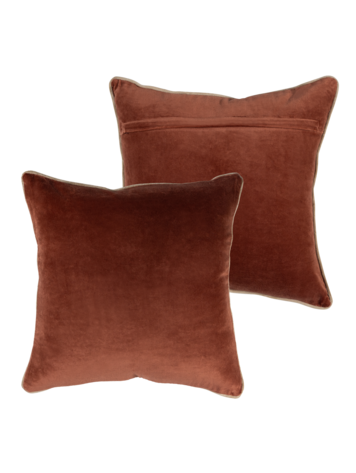 Woood Woood | Kussen Zena effe pink/rust