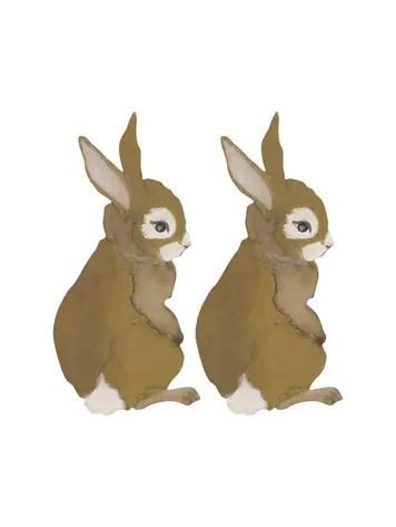 Selected by That's Mine | Muursticker konijntjes - 2st