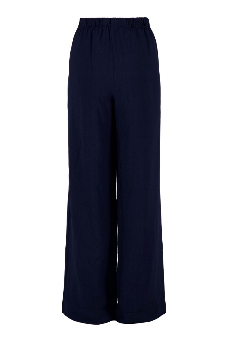 Zusss Zusss | Linnenlook broek summer navy