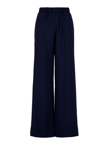 Zusss Zusss | Linnenlook broek summer navy