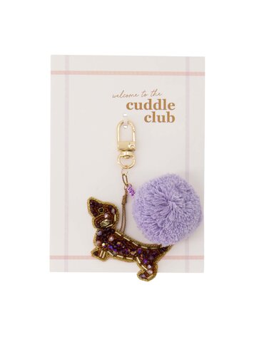 Zusss Zusss | Ansichtkaart tashanger pompon hond cuddle club