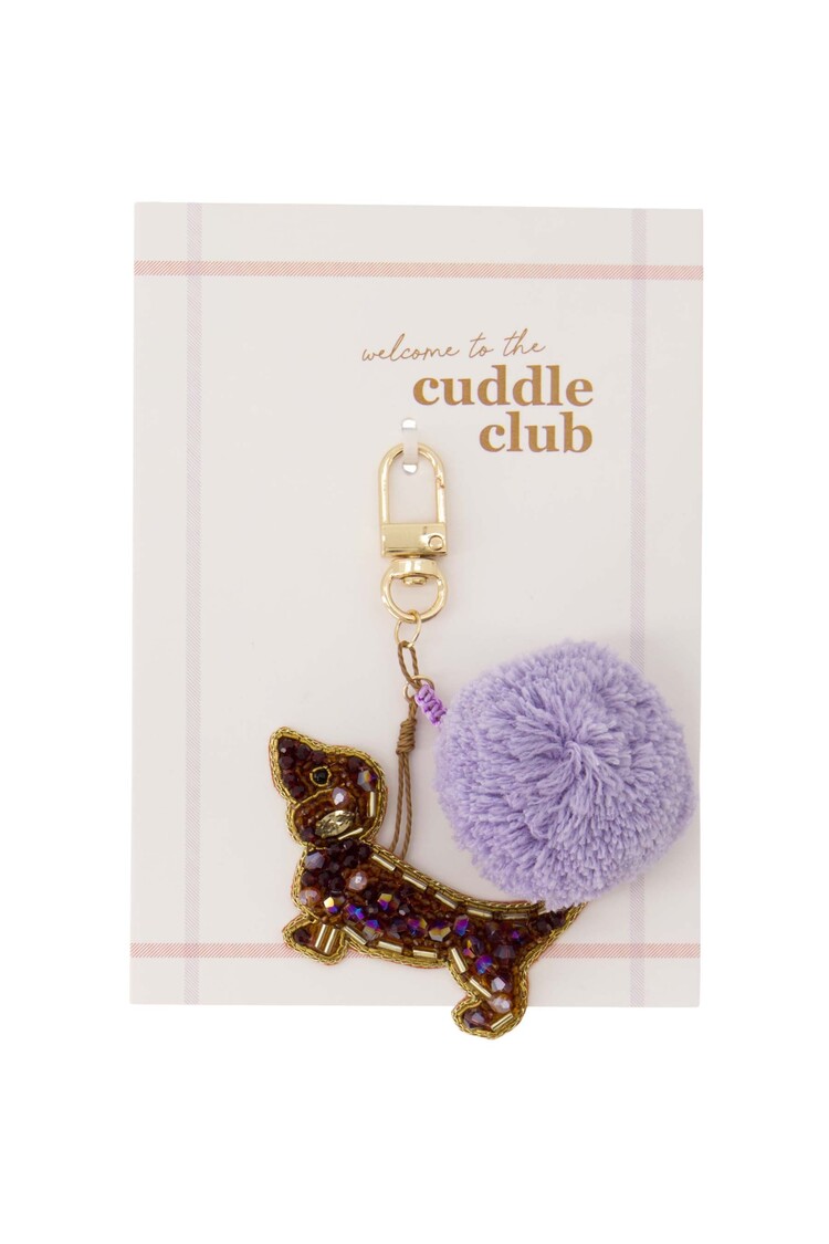 Zusss Zusss | Ansichtkaart tashanger pompon hond cuddle club