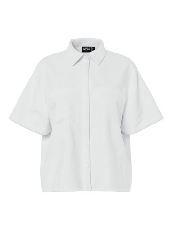 Pieces Pieces | Blouse Melia bright white