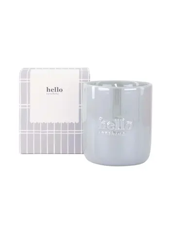 Zusss Zusss | Geurkaars keramiek parelmoer in doosje hello