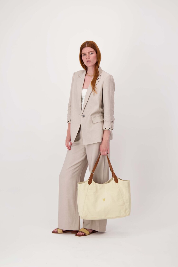 Zusss Zusss | Love tote bag met leren details kit