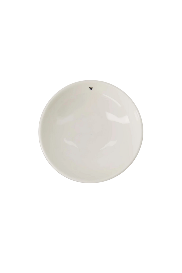 Zusss Zusss | Dipschaaltje hartje wit / zwart