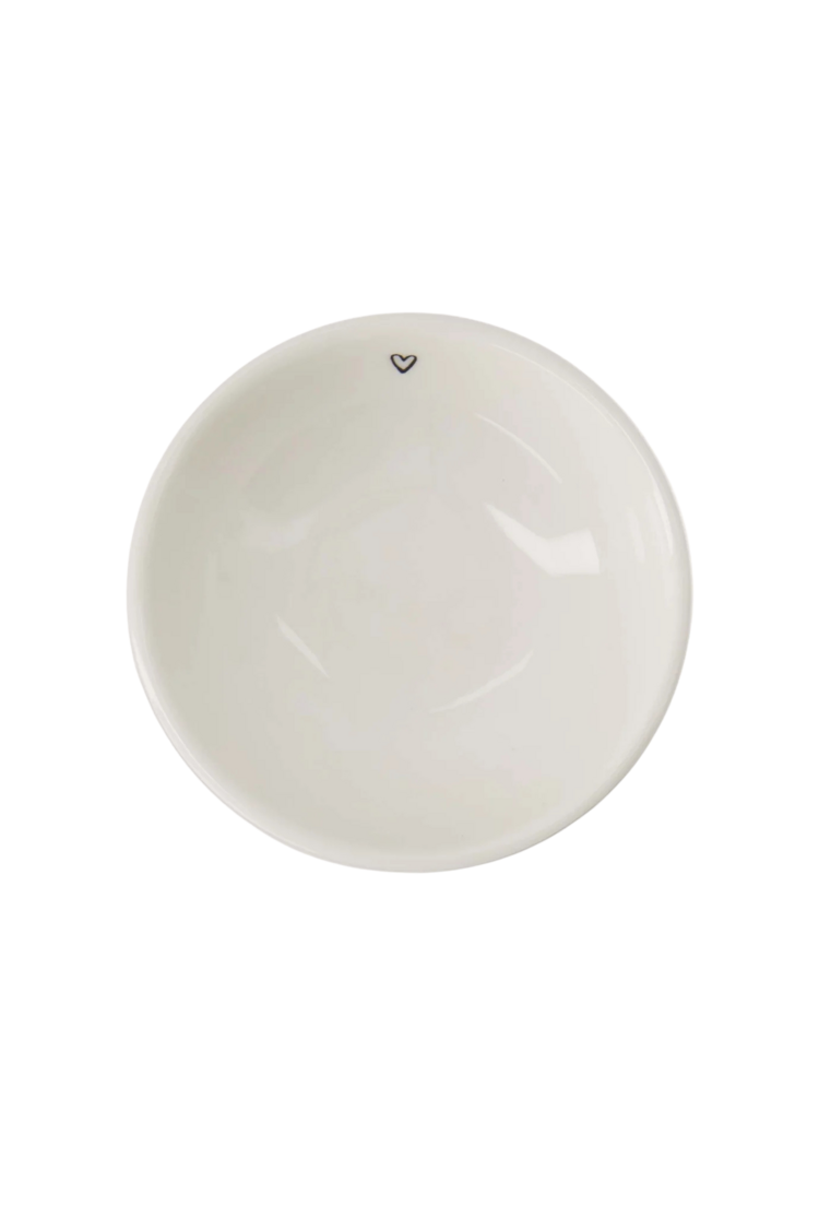 Zusss Zusss | Schaaltje hartje wit / zwart