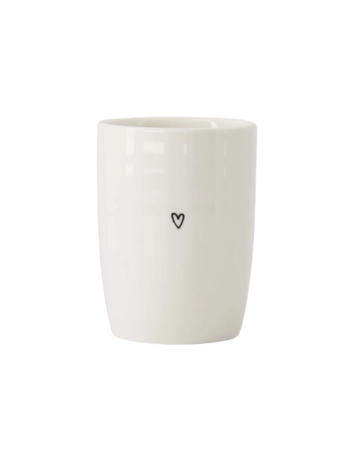 Zusss Zusss | Koffiemok hartje wit / zwart