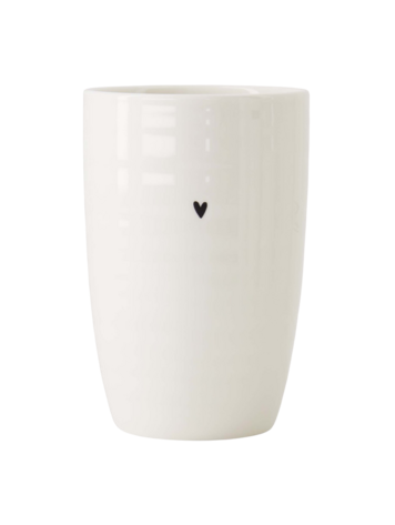 Zusss Zusss | Mok l hartje wit / zwart