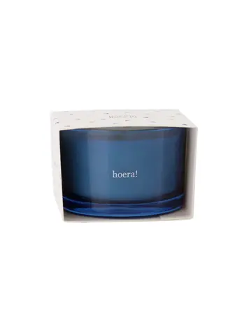 Zusss Zusss | Geurkaars in wikkel hoera blauw