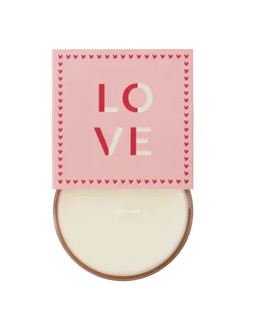 Zusss Zusss | Geurkaars in wikkel love roze goud