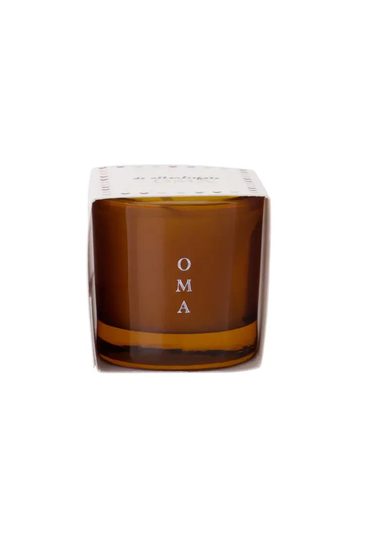 Zusss Zusss | Geurkaarsje in wikkel de allerliefste oma oker wit