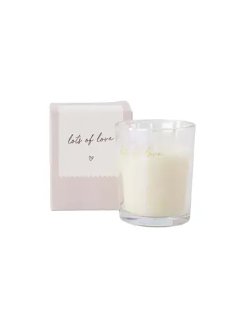 Zusss Zusss | Geurkaars glas in doosje lots of love