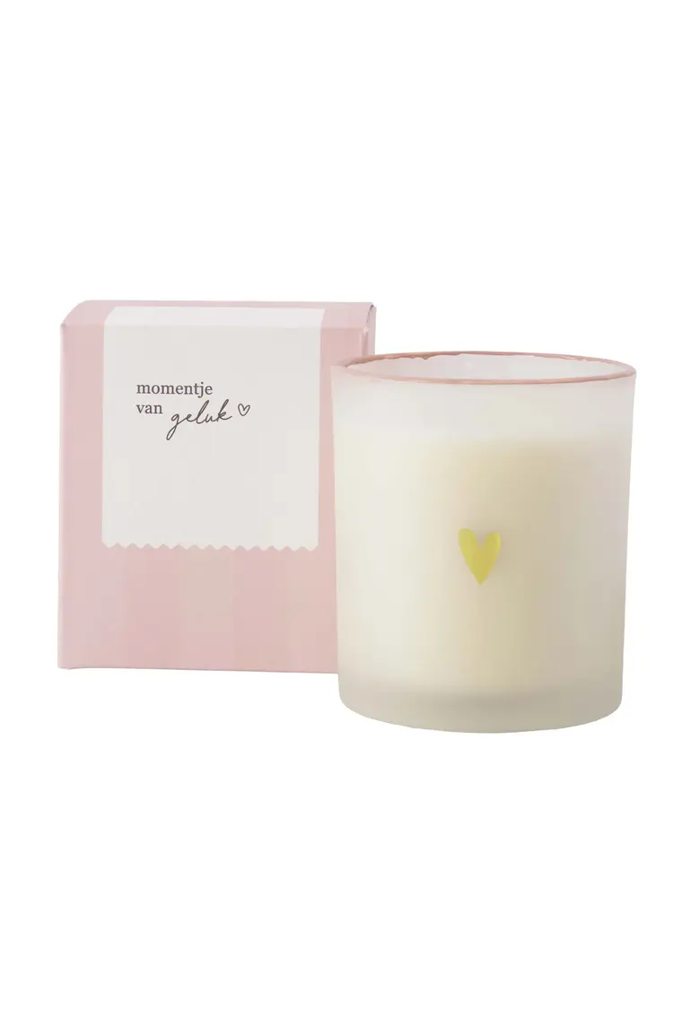 Zusss Zusss | Geurkaars glas in doosje momentje van geluk