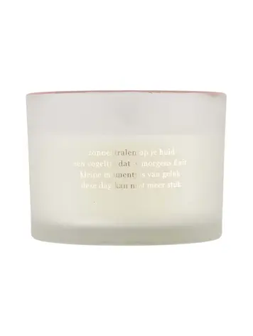 Zusss Zusss | Geurkaars glas parelmoer zonnestralen