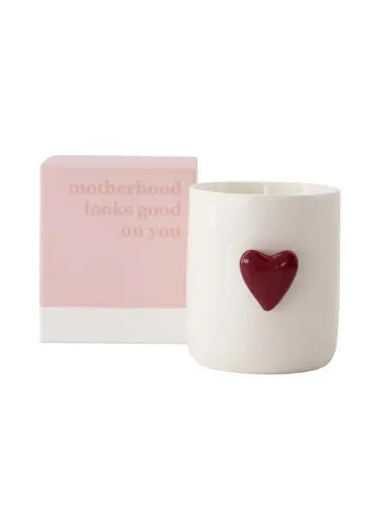 Zusss Zusss | Geurkaars keramiek hart in doosje motherhood