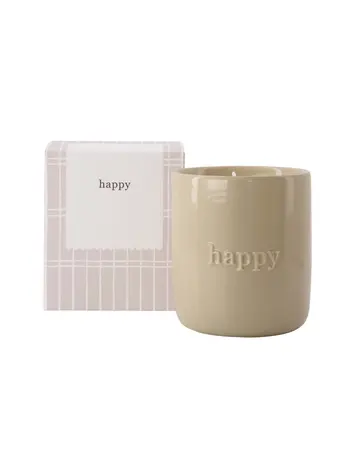 Zusss Zusss | Geurkaars keramiek in doosje happy